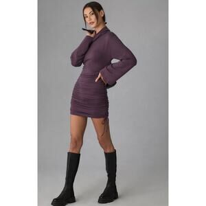 Anthropologie Daily Practice Ruched Mini Dress - New Medium